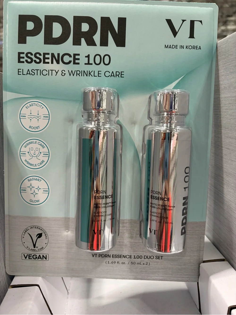 Essence 100 Silver Face Serum Duo - Elasticity & Wrinkle Care